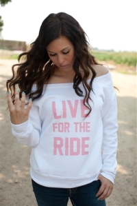 Live & Spur Loose Necked Sweatshirt (buy it here)
